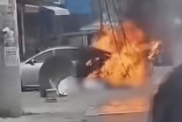 高压电线从天而降!河南路人触电身亡,车辆爆炸烧毁恐怖画面曝(视频/组图) - 3