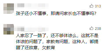 熊孩子顶座起冲突 飞机降落后女生被对方一家打趴（组图） - 3