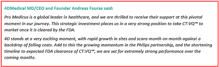 【异动股】单周暴涨98%!4DMedical (ASX:4DX)获得1000万澳元注资 加速肺成像工具CT:VQ美国上市审批 - 3