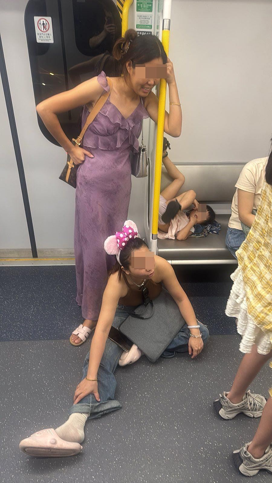 内地一家6口在香港地铁这样坐引爆热议，后续更夸张，网民：让大陆人丢脸（组图） - 2