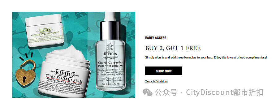 搏命！【Kiehl's科颜氏】澳洲官网买二送一 + 再减30%（组图） - 1