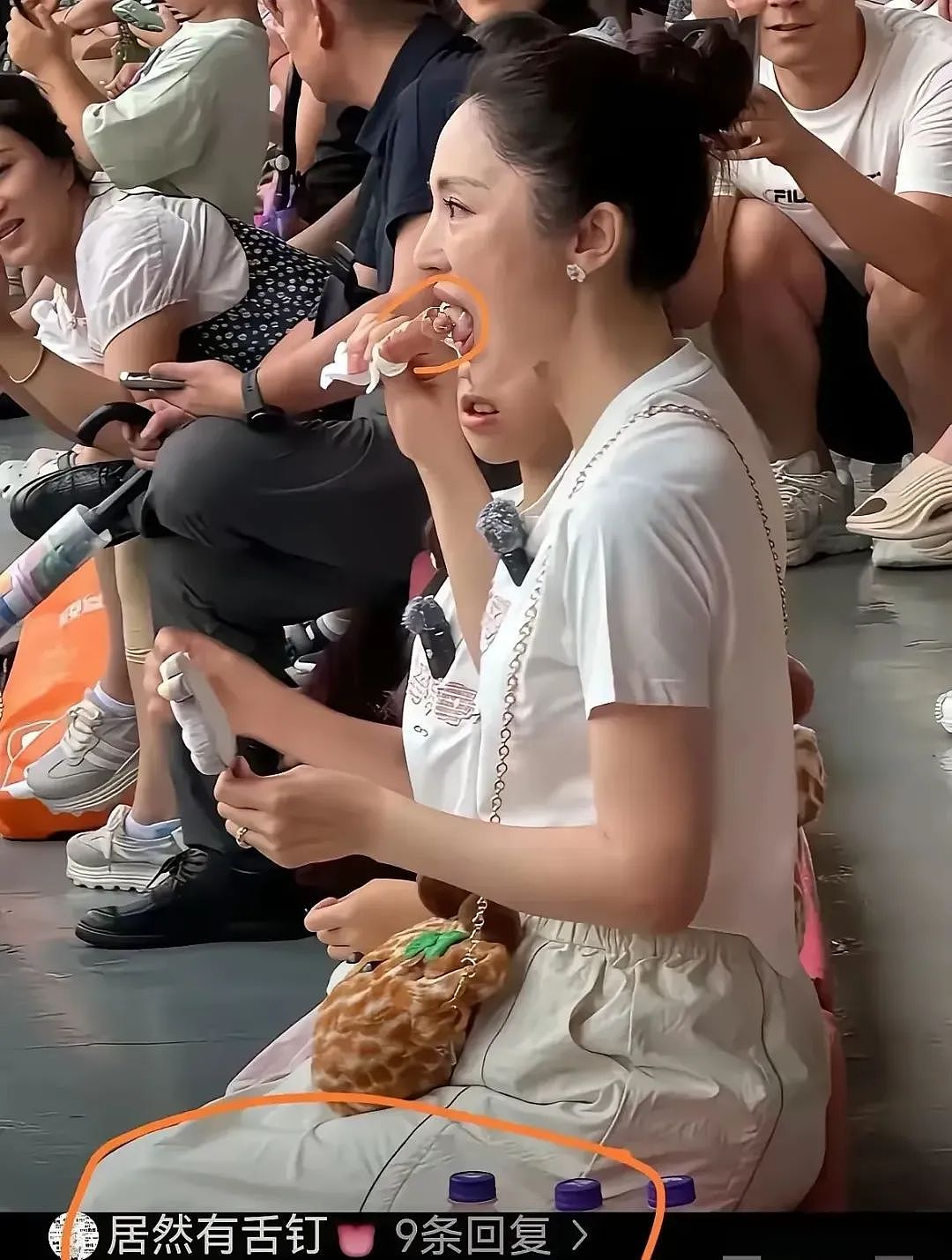 好反差!没想到董璇在舌头上打舌钉,这一次她真的颠覆大家认知了(组图) - 3
