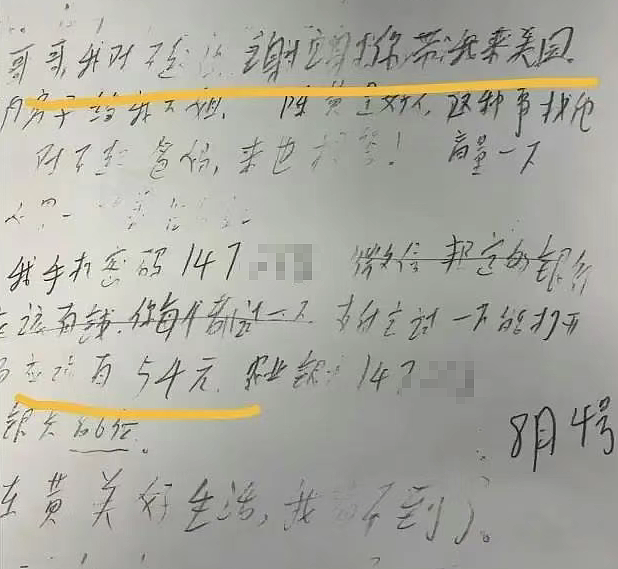 “美好生活，我看不到了”！被ICE拘押自缢华男遗书曝光，卡里仅剩54元，称“哥哥 我对不起你...”（组图） - 5
