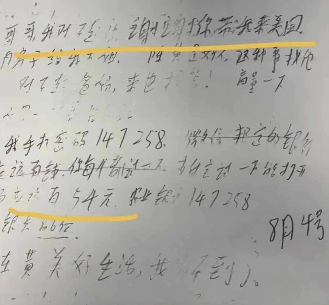 遗书内容曝光!32岁中国公民ICE内自杀,家属讨说法(组图) - 7