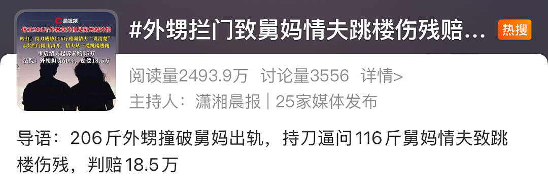 “外甥捉奸舅妈，情夫跳窗致残”：不该管的闲事，千万别插手（组图） - 2