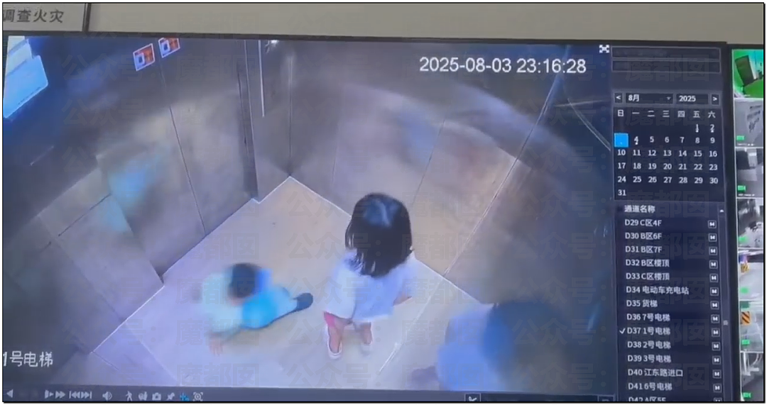 辣眼睛！幼龄男女童电梯内褪衣裤模仿成年人行为（组图） - 10