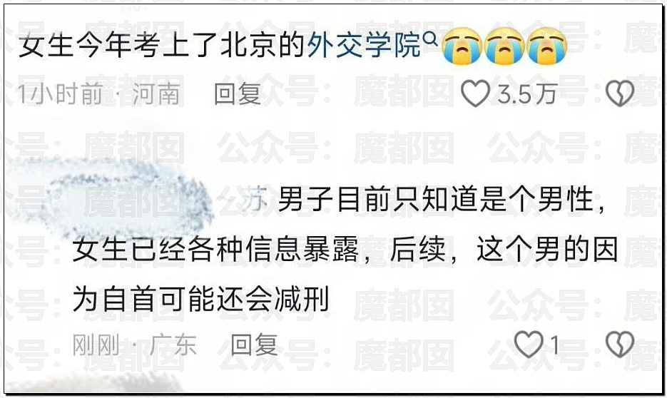 热搜第一！19岁女大学生景区内拒绝搭讪，被男子用剪刀活活捅死（视频/组图） - 15