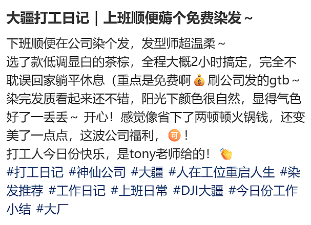 “免费染黄毛是公司福利、为躲HR赶人在厕所工作到凌晨三点” ，多少打工人以进大疆加班为荣？（组图） - 4
