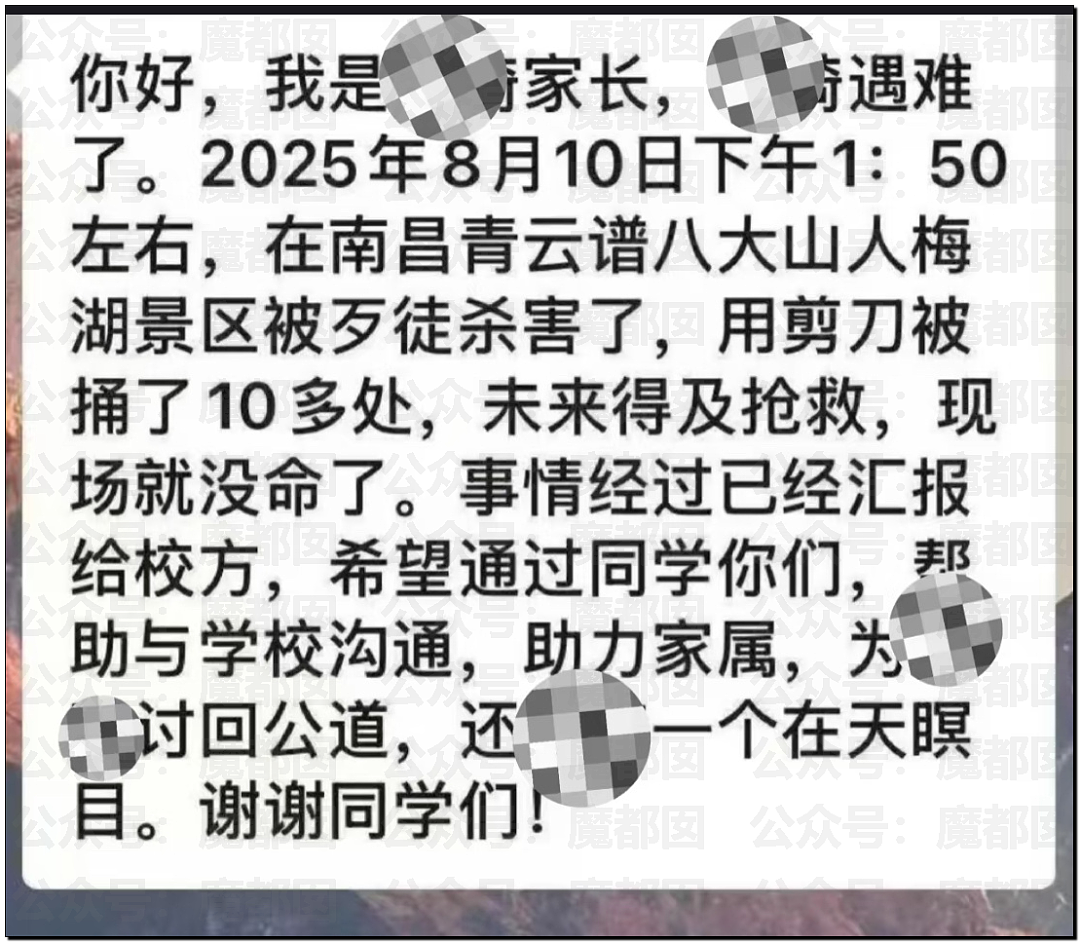 热搜第一！19岁女大学生景区内拒绝搭讪，被男子用剪刀活活捅死（视频/组图） - 13