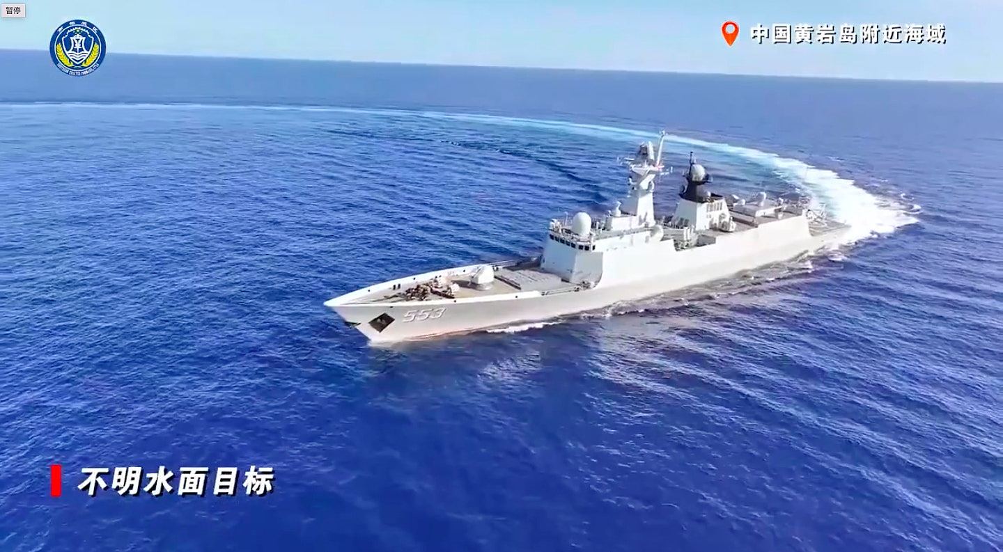 美驱逐舰未经中国批准闯黄岩岛,南部战区:侵犯主权依法警告驱离(组图) - 2