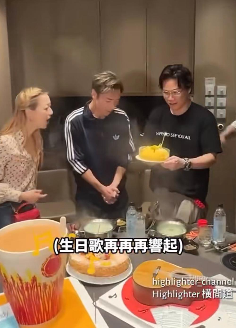 郑秀文为老公许志安庆生,生日歌一波接一波,张卫健到场庆祝(组图) - 5