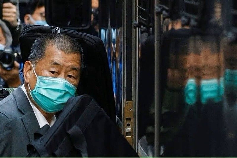 黎智英国安案结案陈词，因天气恶劣延后（组图） - 1