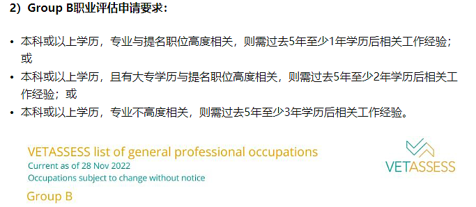 VETASSESS职业评估介绍以及常见的两大难点（组图） - 7