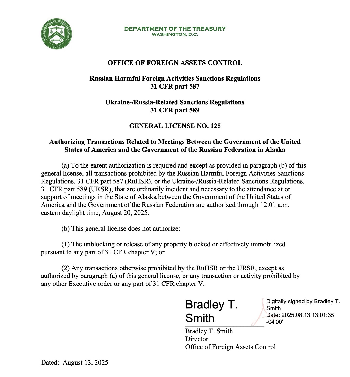 乌媒：特朗普暂时放宽对俄罗斯制裁，确保阿拉斯加峰会顺利举行（组图） - 2