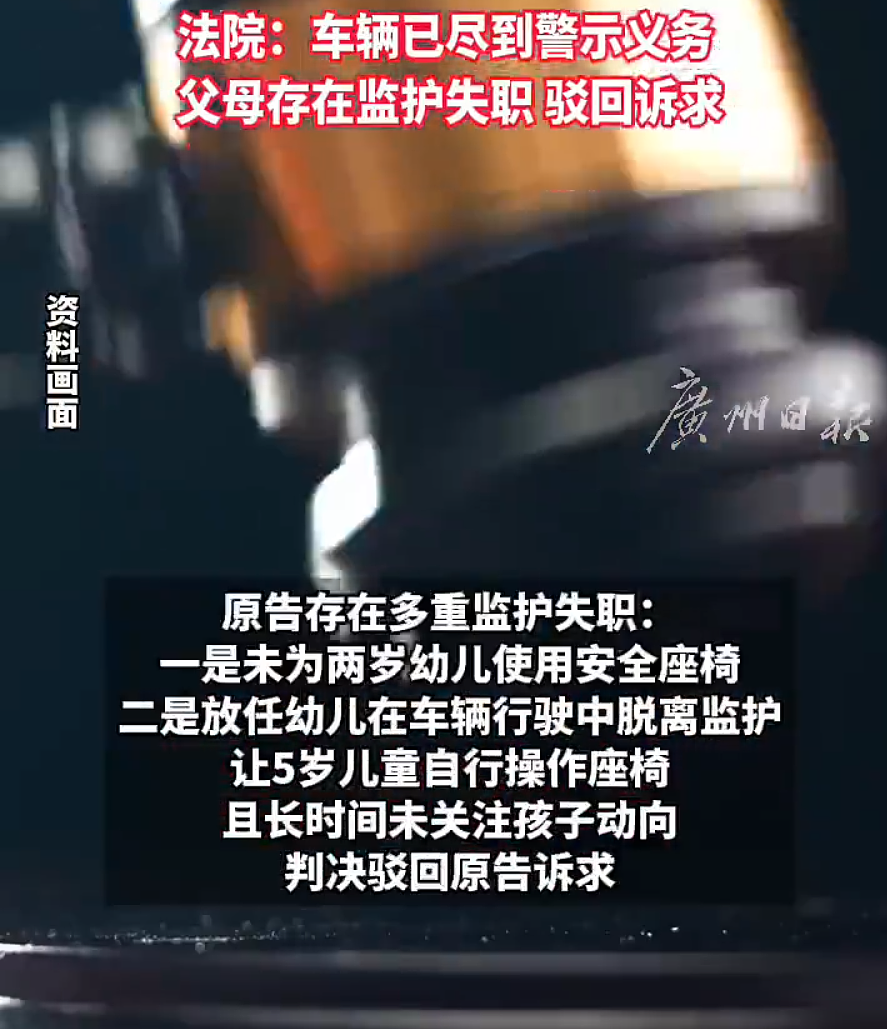 5岁姐姐调座椅压死2岁弟弟,爸妈反手找车企索赔200万,法院:这锅不背(组图) - 7