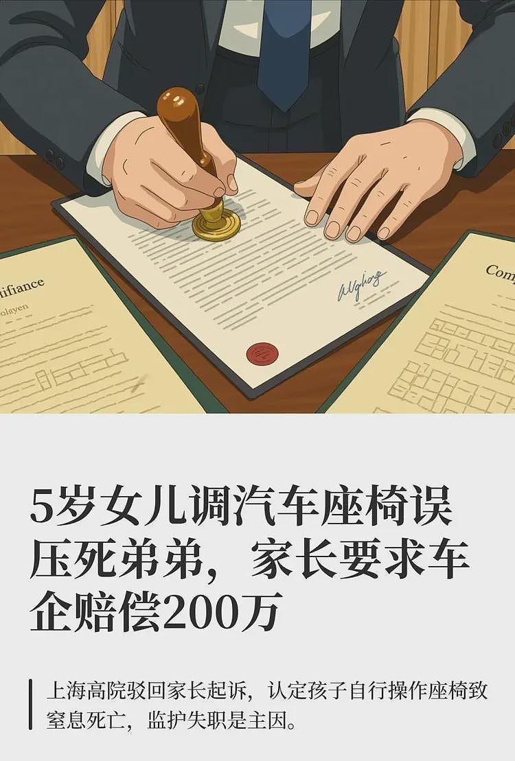 5岁女儿调座椅压死2岁儿子后续：车内照片曝光，网友提出疑点（组图） - 1