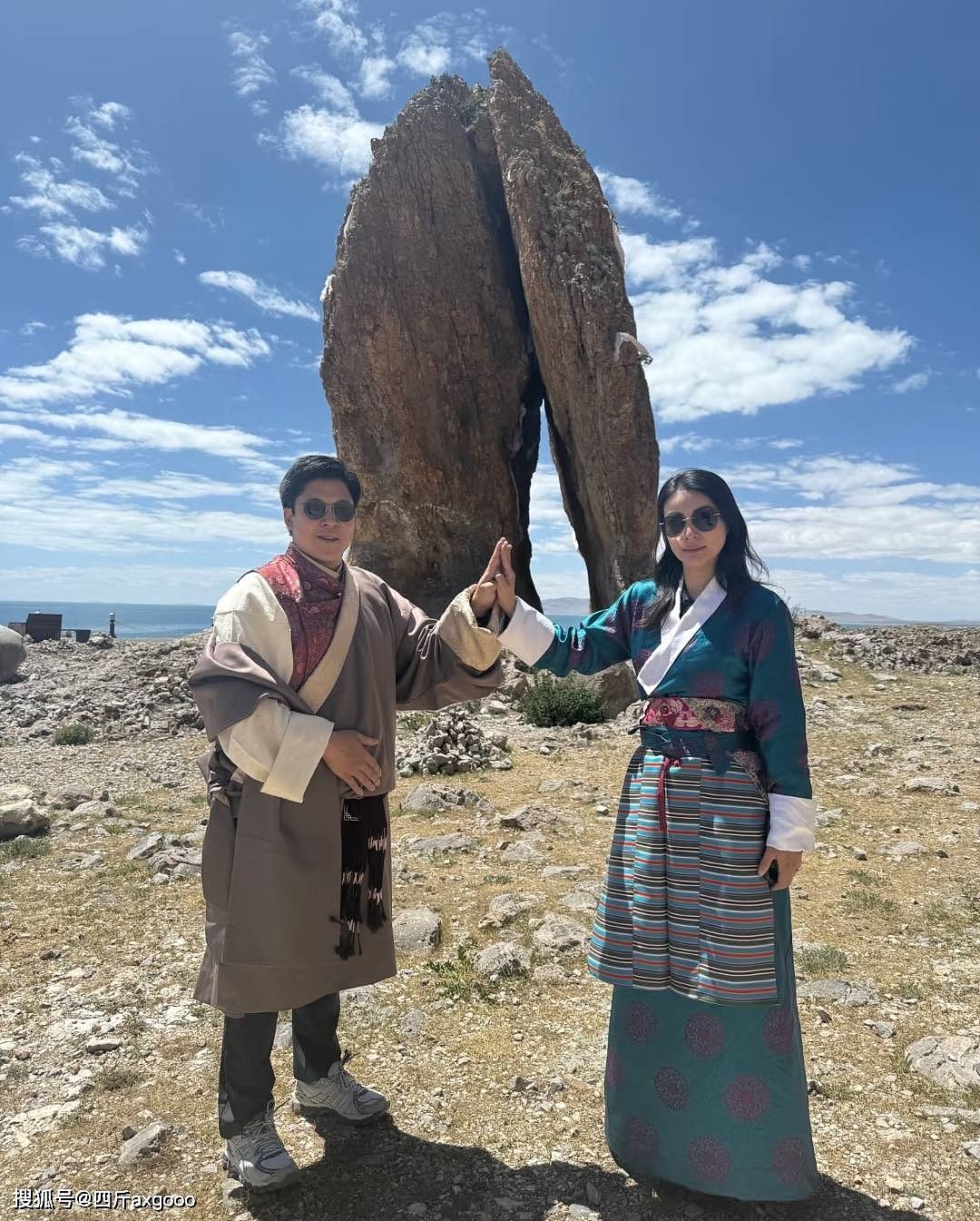 郭晶晶霍启刚西藏旅游！自曝刚到拉萨就高反，专门穿藏服拍情侣照（组图） - 7