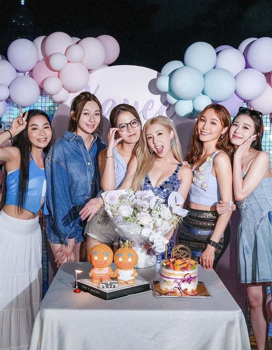 TVB前女星游艇开庆生派对!穿吊带裙秀事业线(组图) - 2