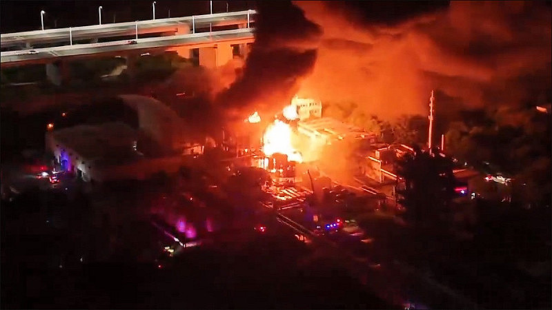 传厦门化工厂突发大规模爆炸!短时间内连续爆炸!网友:恐与劳资纠纷有关(视频/组图) - 3