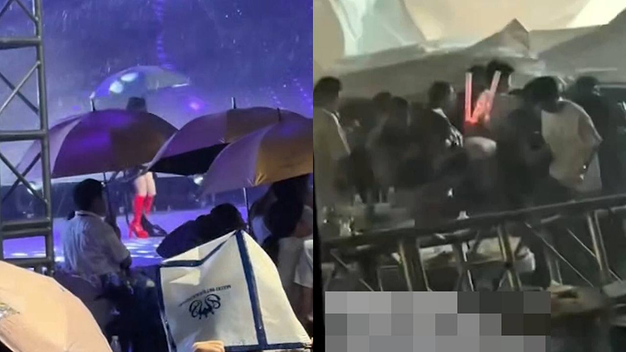 2死3重伤！四川啤酒节舞台大棚突然坍塌酿祸，现场尖叫不断（视频/组图） - 1