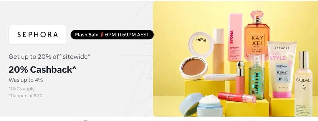 限时6小时！【丝芙兰Sephora】澳洲官网 全场特卖 + 折上折（组图） - 2