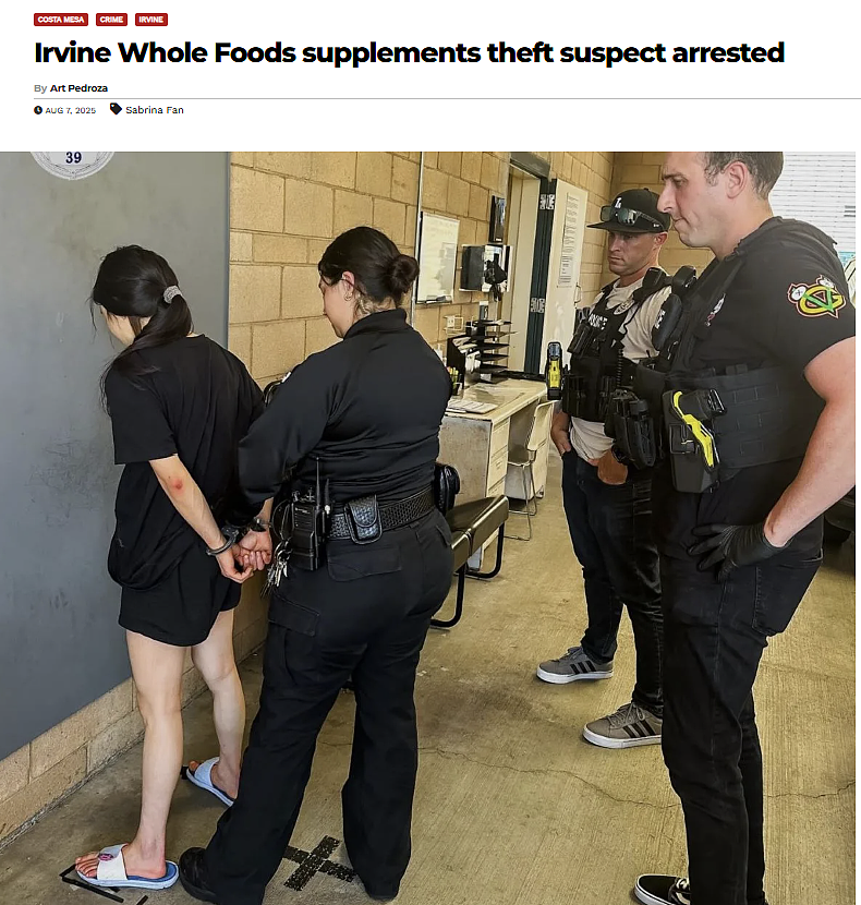 轰动华人圈!25岁亚裔高材生顺走上千美金货物?当场被捕(组图) - 2