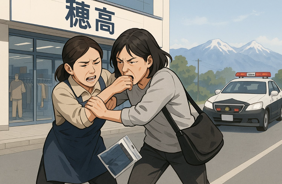 中国女子日本偷男士内衣，被抓现行后张嘴就咬，已被日本警方逮捕！（组图） - 2