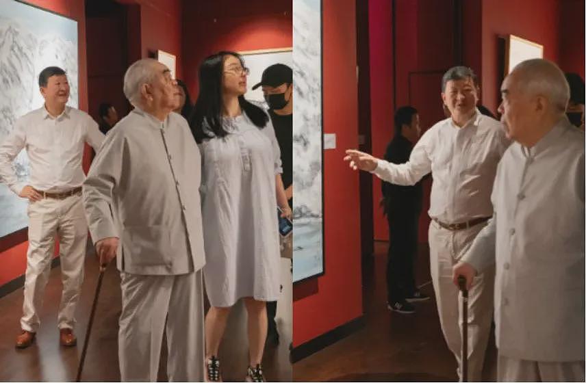 87岁中国国画大师与嫩妻失联风波延烧，继子发文泄行踪（组图） - 2