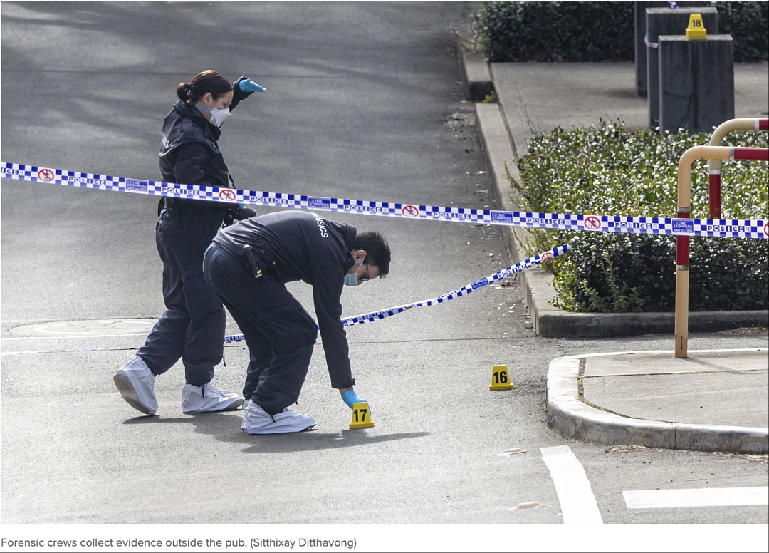 重大事件！悉尼酒吧昨晚突发枪击案，致1死1重伤！嫌疑人趁乱逃跑，警方紧急封锁现场（组图） - 4