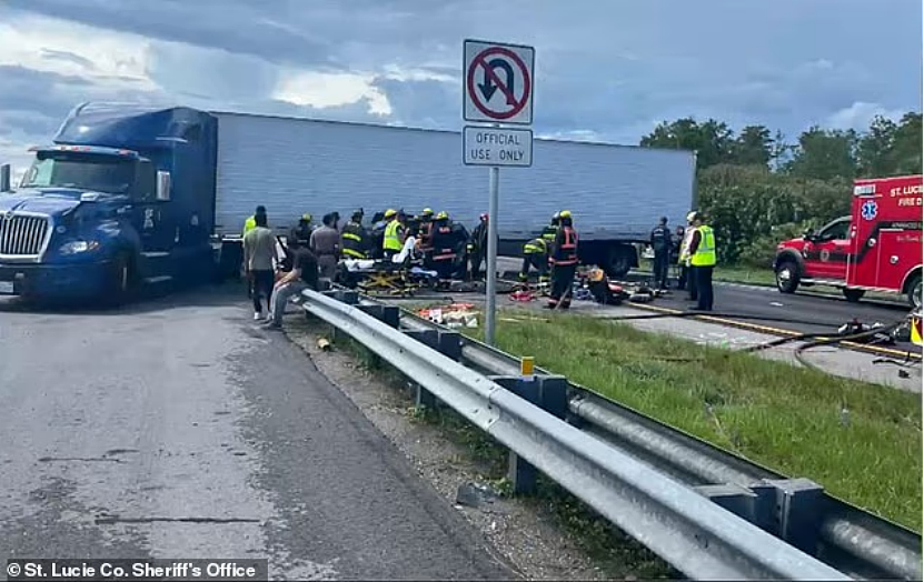 无法无天！加州非移开半挂高速违规掉头，致3人惨死，监控曝光，冷漠至极惹众怒（组图） - 5