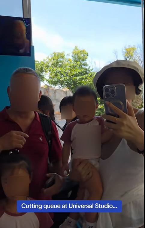 华人妈妈在外国环球影城插队被怼，她火力全开撕X：没中国，你们算个屁！（组图） - 2