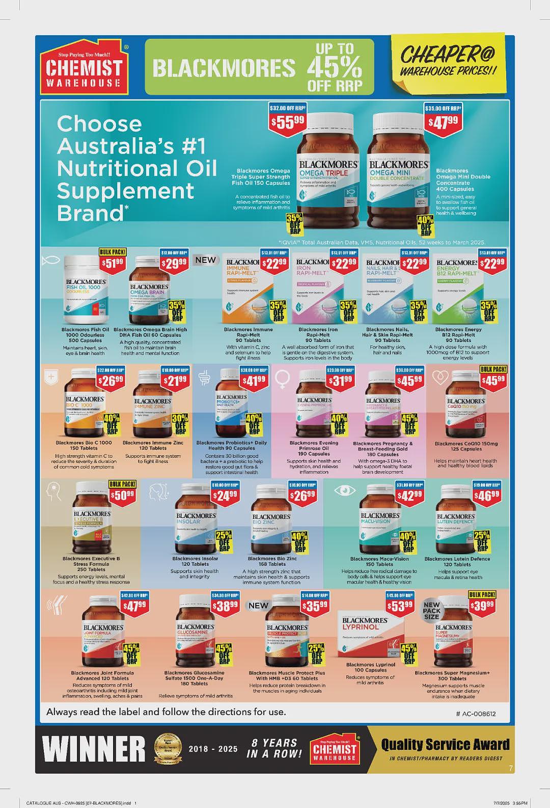 送母婴产品大礼包活动回归！【Chemist Warehouse】药店 8月21日至9月7日优惠目录（组图） - 7