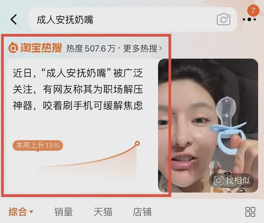 销量火爆登上热搜,这届成年人热衷安抚奶嘴解压?(组图) - 1