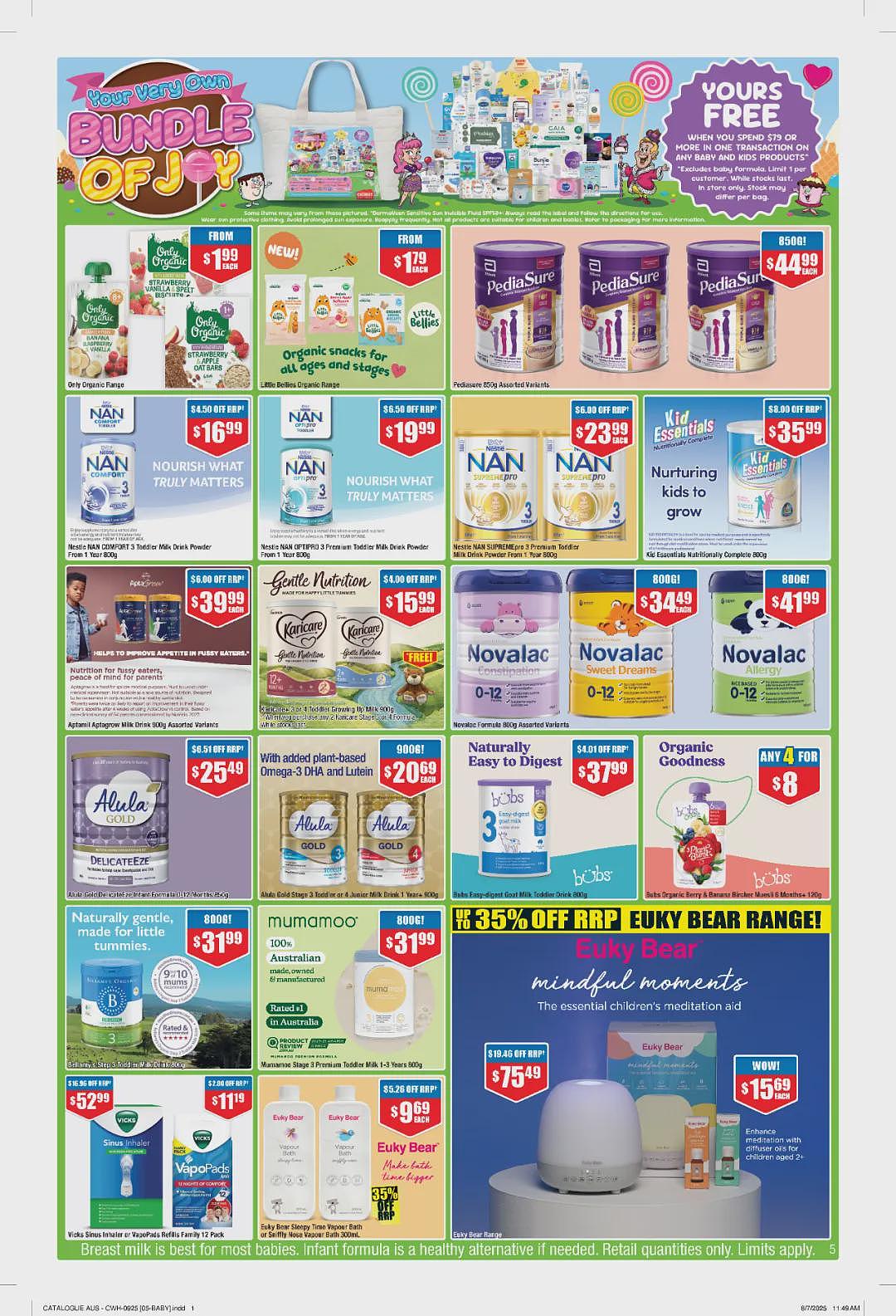 送母婴产品大礼包活动回归！【Chemist Warehouse】药店 8月21日至9月7日优惠目录（组图） - 5