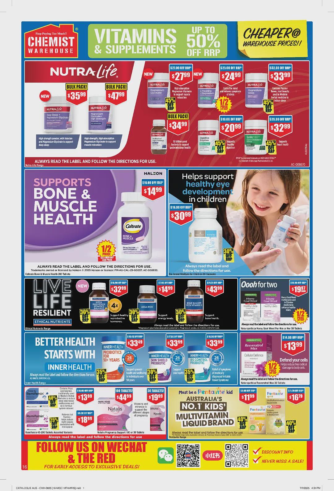 送母婴产品大礼包活动回归！【Chemist Warehouse】药店 8月21日至9月7日优惠目录（组图） - 16