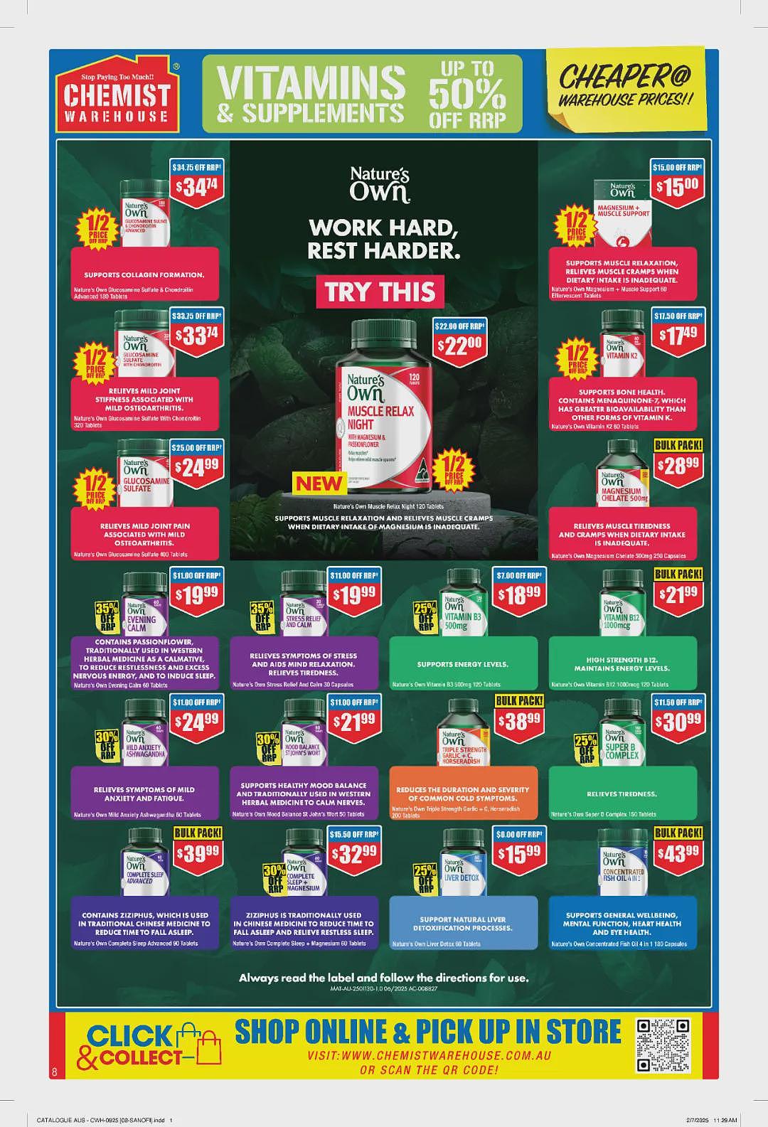 送母婴产品大礼包活动回归！【Chemist Warehouse】药店 8月21日至9月7日优惠目录（组图） - 8