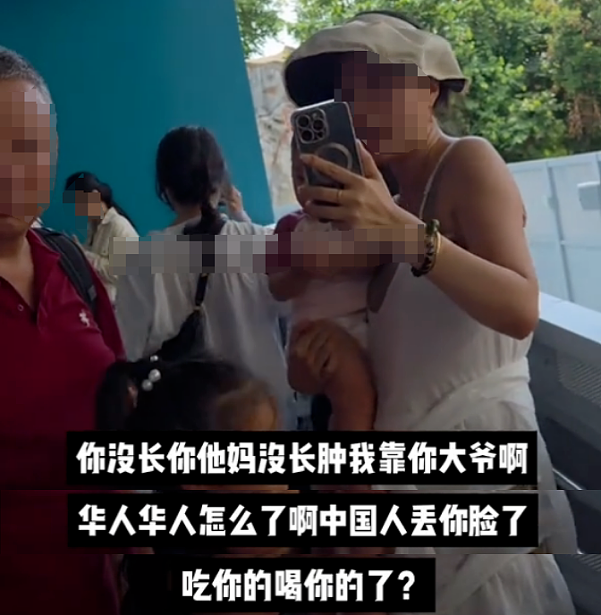 “如果没有中国，就没有新加坡…”网传中国妈妈携娃插队与本地人对骂，视频流出引热议（视频/组图） - 7