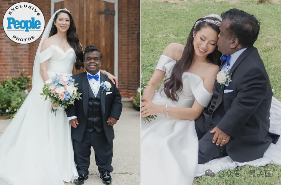 亚裔美女企业家不爱“高富帅”，竟嫁给1米22非裔男子！婚纱照被当成AI合成…（组图） - 20