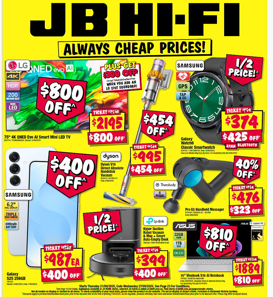 【JB Hi-Fi】最新一期优惠目录（组图） - 1