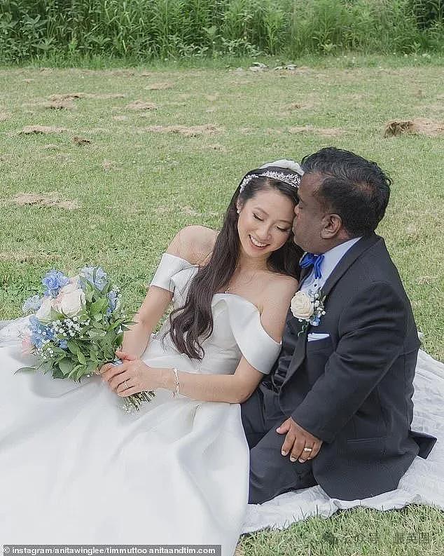 亚裔美女企业家不爱“高富帅”，竟嫁给1米22非裔男子！婚纱照被当成AI合成…（组图） - 2