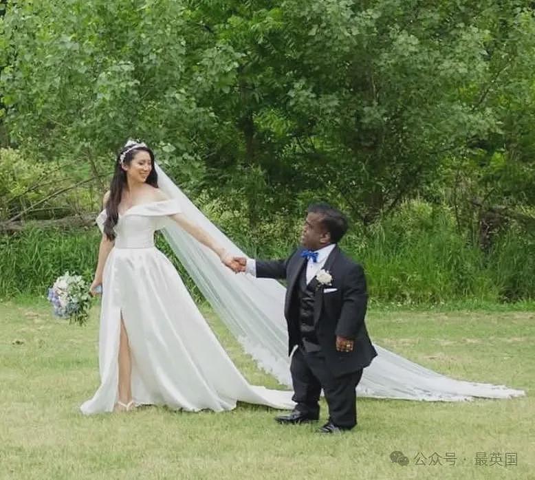 亚裔美女企业家不爱“高富帅”，竟嫁给1米22非裔男子！婚纱照被当成AI合成…（组图） - 16