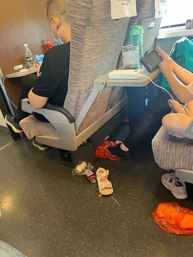中国高铁上有些人，脸都不要了（组图） - 18
