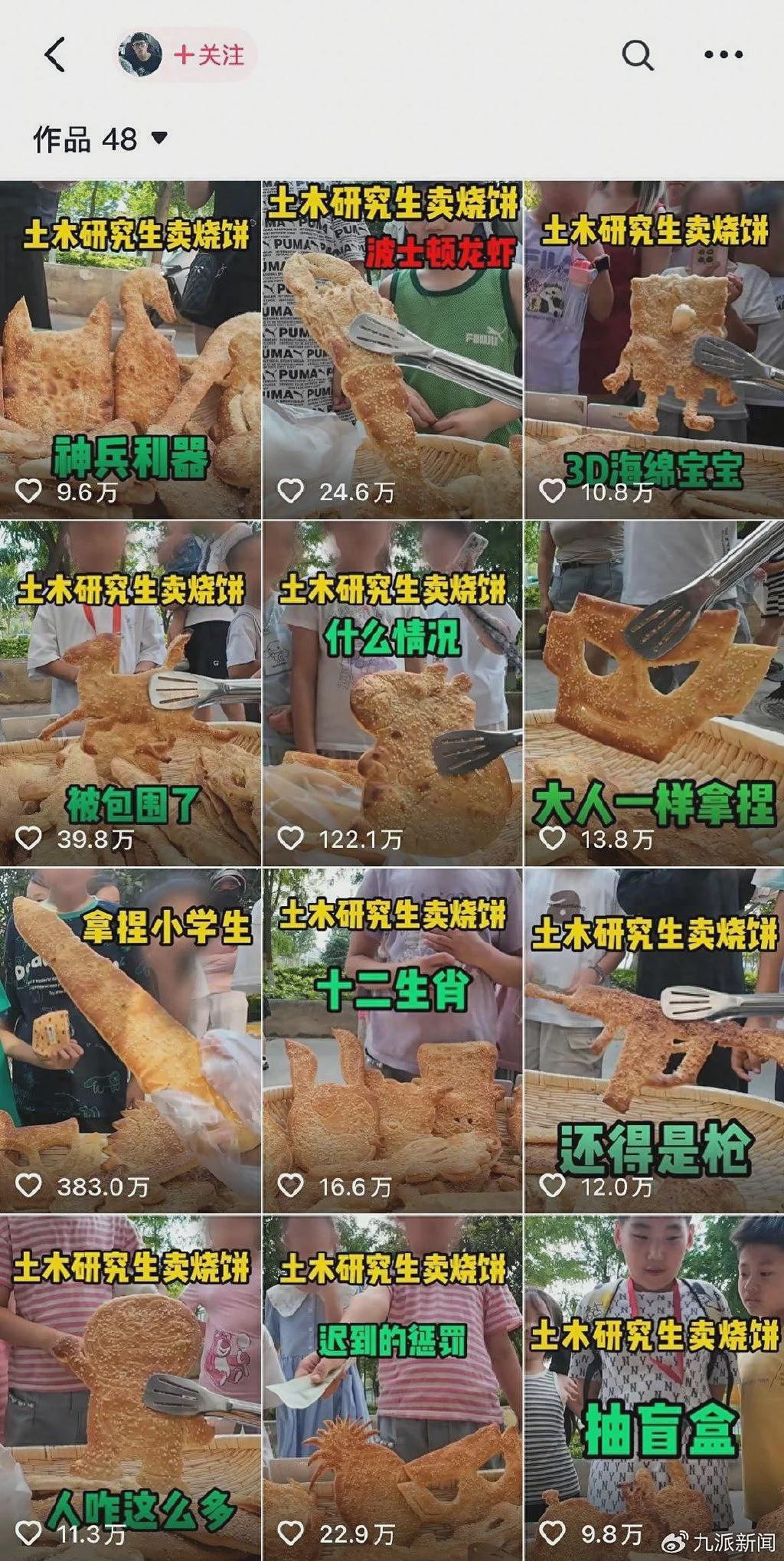 土木硕士摆摊卖烧饼：1元1个刚够原料成本，只卖给小孩（组图） - 1