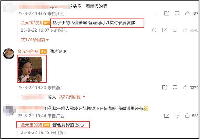 大金晒出对话录屏！许凯承认动手家暴，女方喊话他：你天黑了吗（组图） - 10