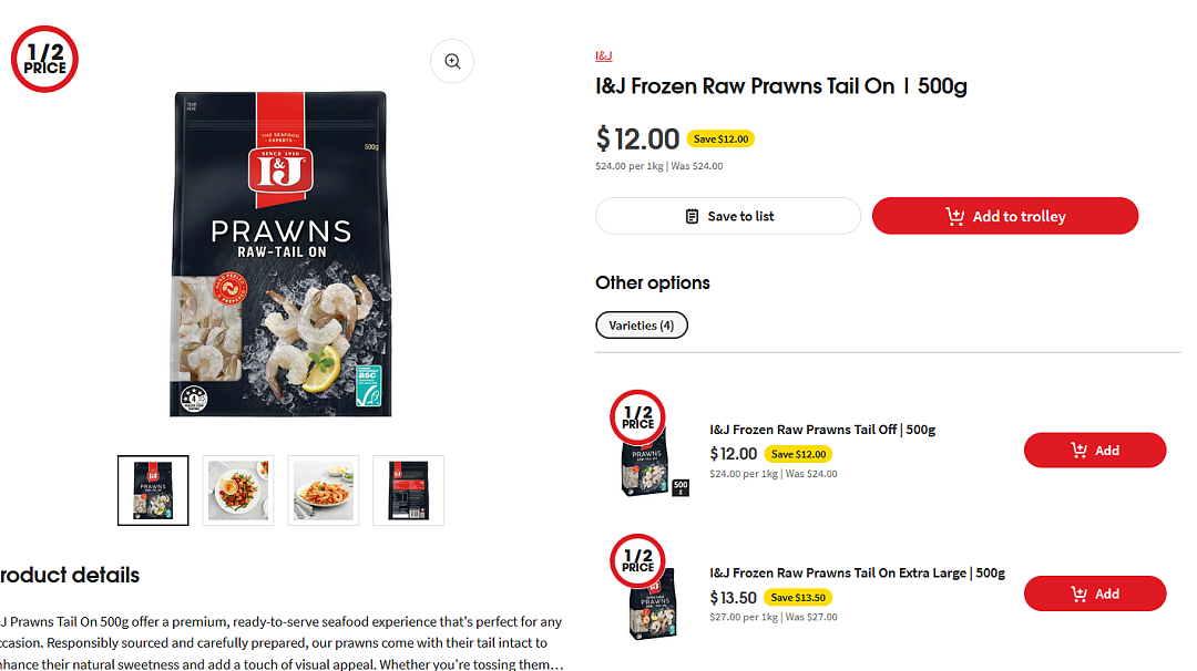 I&J虾尾继续半价！【超市】Woolworths & Coles 近期优惠集锦（组图） - 7