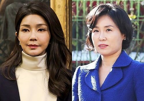 韩国总统太太同框日本首相夫人，身高差醒目，金惠景比金建希知性（组图） - 7