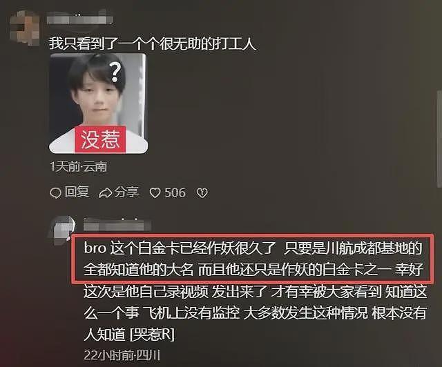 飞机上乘客摆餐被拒后续：飞3天投诉3人，真实意图曝光，更多乘务员爆料（组图） - 20