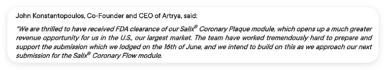 年涨5倍Artrya (ASX：AYA) Salix冠状动脉斑块模块通过美国FDA审批（组图） - 6