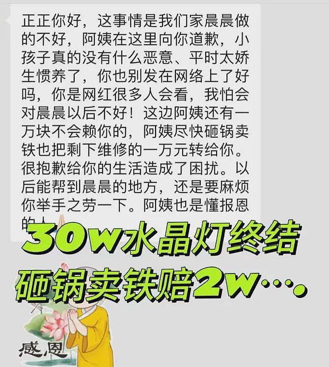 熊孩子火爆外网！只因拒绝送Labubu，就把亲戚小哥家砸了，损失40万...（组图） - 5