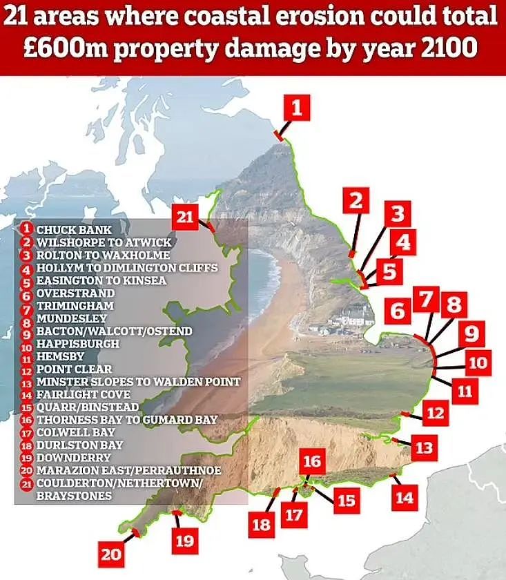 英国88岁老奶奶心痛表示：我住了25年的家快要掉进海里了！（组图） - 11
